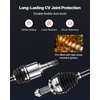 image:imageVEVOR CV Axle Shaft Assembly 2 Pieces Front Left amp Right Driver and Passenger Side Automotive Replacement CV Joint Axles Pair Compatible with 20042010 Toyota Sienna Alloy Steel amp Carbon SteelFront Driver and Passenger Side