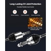 image:imageVEVOR CV Axle Shaft Assembly 2 Pieces Front Left amp Right Driver and Passenger Side Automotive Replacement CV Joint Axles Pair Compatible with 20042010 Toyota Sienna Alloy Steel amp Carbon SteelFront Driver and Passenger Side