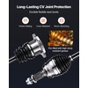 image:imageVEVOR CV Axle Shaft Assembly 2 Pieces Front Left amp Right Driver and Passenger Side Automotive Replacement CV Joint Axles Pair Compatible with 20042010 Toyota Sienna Alloy Steel amp Carbon SteelFront Driver or Passenger Side