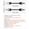 image:imageVEVOR CV Axle Shaft Assembly 2 Pieces Front Left amp Right Driver and Passenger Side Automotive Replacement CV Joint Axles Pair Compatible with 20042010 Toyota Sienna Alloy Steel amp Carbon SteelFront Driver and Passenger Side