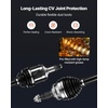 image:imageVEVOR CV Axle Shaft Assembly 2 Pieces Front Left amp Right Driver and Passenger Side Automotive Replacement CV Joint Axles Pair Compatible with 20042010 Toyota Sienna Alloy Steel amp Carbon SteelFront Driver and Passenger Side