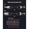 image:imageVEVOR CV Axle Shaft Assembly 2 Pieces Front Left amp Right Driver and Passenger Side Automotive Replacement CV Joint Axles Pair Compatible with 20042010 Toyota Sienna Alloy Steel amp Carbon SteelFront Driver and Passenger Side