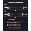 image:imageVEVOR CV Axle Shaft Assembly 2 Pieces Front Left amp Right Driver and Passenger Side Automotive Replacement CV Joint Axles Pair Compatible with 20042010 Toyota Sienna Alloy Steel amp Carbon SteelFront Driver and Passenger Side