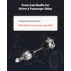 image:imageVEVOR CV Axle Shaft Assembly 2 Pieces Front Left amp Right Driver and Passenger Side Automotive Replacement CV Joint Axles Pair Compatible with 20042010 Toyota Sienna Alloy Steel amp Carbon SteelFront Driver or Passenger Side