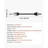 image:imageVEVOR CV Axle Shaft Assembly 2 Pieces Front Left amp Right Driver and Passenger Side Automotive Replacement CV Joint Axles Pair Compatible with 20042010 Toyota Sienna Alloy Steel amp Carbon SteelFront Driver and Passenger Side