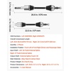 image:imageVEVOR CV Axle Shaft Assembly 2 Pieces Front Left amp Right Driver and Passenger Side Automotive Replacement CV Joint Axles Pair Compatible with 20042010 Toyota Sienna Alloy Steel amp Carbon SteelFront Driver and Passenger Side