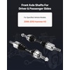 image:imageVEVOR CV Axle Shaft Assembly 2 Pieces Front Left amp Right Driver and Passenger Side Automotive Replacement CV Joint Axles Pair Compatible with 20042010 Toyota Sienna Alloy Steel amp Carbon SteelFront Driver and Passenger Side