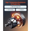 image:imageVEVOR Car Alternator 11176 Fit for Honda Civic 18L L4 20062008 2011 Civic 18L L4 MFI 20092010 Automotive Replacement Alternator 31100RNAA01 31100RNAA012M2 31100RNAA01RM AHGA67 A002TC139111176