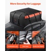 image:imageVEVOR Car Rooftop Cargo Carrier Bag 23 Cubic Feet Roof Cargo Carrier Heavy Duty 840D PVC 100 Waterproof Car Roof Luggage Bag for All Vehicle withwithout Rack with Lock AntiSlip Mat 6 Door Hook