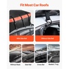 image:imageVEVOR Car Rooftop Cargo Carrier Bag 23 Cubic Feet Roof Cargo Carrier Heavy Duty 840D PVC 100 Waterproof Car Roof Luggage Bag for All Vehicle withwithout Rack with Lock AntiSlip Mat 6 Door Hook