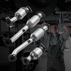 image:imageVEVOR Catalytic Converter Compatible with Jeep Wrangle 2004 2005 2006 40L L6 Front RearReplacement OE 645174 EPA Compliant0518 Frontier