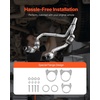 image:imageVEVOR Catalytic Converter Compatible with Jeep Wrangle 2004 2005 2006 40L L6 Front RearReplacement OE 645174 EPA Compliant0709 Wrangler JK