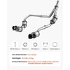 image:imageVEVOR Catalytic Converter Compatible with Jeep Wrangle 2004 2005 2006 40L L6 Front RearReplacement OE 645174 EPA Compliant0709 Wrangler JK