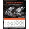 image:imageVEVOR Catalytic Converter Compatible with Jeep Wrangle 2004 2005 2006 40L L6 Front RearReplacement OE 645174 EPA Compliant1319 Explorer