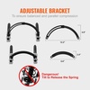 image:imageVEVOR Coil Spring Compressor Tool 2 pcs Heavy Duty Macpherson Strut Spring Compressor Set 2646 lbs Strut Spring Compressor with Safety Bracket and Carrying Case for Car Truck ATV UTVRed
