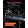 image:imageVEVOR Cold Air Intake 35 Inch Cold Air Intake System  Heat Shield Compatible with 20142018 Chevy SilveradoGMC Sierra 20152020 Cadillac Escalade 62L High Flow Filter Kit Improved Horsepower20162023 Toyota Tacoma 35L