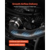 image:imageVEVOR Cold Air Intake 35 Inch Cold Air Intake System  Heat Shield Compatible with 20142018 Chevy SilveradoGMC Sierra 20152020 Cadillac Escalade 62L High Flow Filter Kit Improved Horsepower20092013 ChevyGMC 48L53L62L