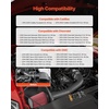 image:imageVEVOR Cold Air Intake 35 Inch Cold Air Intake System  Heat Shield Compatible with 20142018 Chevy SilveradoGMC Sierra 20152020 Cadillac Escalade 62L High Flow Filter Kit Improved Horsepower20142018 ChevyGMC