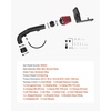 image:imageVEVOR Cold Air Intake 35 Inch Cold Air Intake System  Heat Shield Compatible with 20142018 Chevy SilveradoGMC Sierra 20152020 Cadillac Escalade 62L High Flow Filter Kit Improved Horsepower20092013 ChevyGMC 48L53L62L
