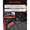 image:imageVEVOR Cold Air Intake 35 Inch Cold Air Intake System  Heat Shield Compatible with 20142018 Chevy SilveradoGMC Sierra 20152020 Cadillac Escalade 62L High Flow Filter Kit Improved Horsepower20092018 Dodge Ram 1500