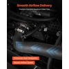 image:imageVEVOR Cold Air Intake 35 Inch Cold Air Intake System  Heat Shield Compatible with 20142018 Chevy SilveradoGMC Sierra 20152020 Cadillac Escalade 62L High Flow Filter Kit Improved Horsepower20142018 ChevyGMC