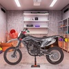 image:imageVEVOR Dirt Bike Lift Stand Motorcycle Jack Lift Stand 440 lbs Capacity and Hydraulic Lift Operation Adjustable Height Hoist Table for Dirt Pit Bike Repair Maintenance Dirt Bike Accessories