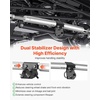 image:imageVEVOR Dual Steering Stabilizer for 20072018 Jeep Wrangler JK Dual Steering Stabilizer Kit Fits with 2 Inches of Suspension Lift or Higher Enhanced Control amp Reduced Vibration Easy Installation20032012 Dodge Ram