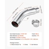 image:imageVEVOR Elbow Exhaust Tip 4 Inch Inlet 6 Inch Outlet 23 in Overall Length Chrome Turn Down Exhaust Tip with Clamp for Truck Sedan Sports Car SUV Chrome Structure for High Temperature Resistance4 Inch Inlet5 Inch Outlet