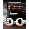 image:imageVEVOR Elbow Exhaust Tip 4 Inch Inlet 6 Inch Outlet 23 in Overall Length Chrome Turn Down Exhaust Tip with Clamp for Truck Sedan Sports Car SUV Chrome Structure for High Temperature Resistance4 Inch Inlet5 Inch Outlet