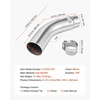 image:imageVEVOR Elbow Exhaust Tip 4 Inch Inlet 6 Inch Outlet 23 in Overall Length Chrome Turn Down Exhaust Tip with Clamp for Truck Sedan Sports Car SUV Chrome Structure for High Temperature Resistance5 Inch Inlet6 Inch Outlet