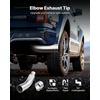 image:imageVEVOR Elbow Exhaust Tip 4 Inch Inlet 6 Inch Outlet 23 in Overall Length Chrome Turn Down Exhaust Tip with Clamp for Truck Sedan Sports Car SUV Chrome Structure for High Temperature Resistance4 Inch Inlet6 Inch Outlet