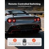 image:imageVEVOR Electric Exhaust Cutout 25 Inch 2PCS Universal Stainless Steel Exhaust Valve Kit with One Controller Remote Kit Cut Out Valve Y Pipe Remote Control Fits Trucks Sedans Sports Cars SUVs