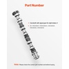 image:imageVEVOR Engine Camshaft 12625437 SP01116 Cam Replacement Compatible with Norris trucks from 19992013 GM Gen34 LS Truck Engine 48L 53L 60L and 62L5184380AG