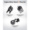 image:imageVEVOR Engine Motor Mount  Set of 4 Compatible with 20092012 Ford Escape 25L L4 Replace OE A5446 A5481 A5412 A5441 Secure Support20092012 Ford Escape 25L