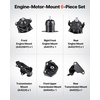 image:imageVEVOR Engine Motor Mount and Transmission Mount Kit Replacement Set of 3 Compatible with 20122013 Honda Civic 18L Coupe Replace OE A65048 A65021 A65087 Secure Support20032007 Honda Accord 30L
