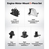 image:imageVEVOR Engine Motor Mount and Transmission Mount Kit Replacement Set of 3 Compatible with 20122013 Honda Civic 18L Coupe Replace OE A65048 A65021 A65087 Secure Support20132017 Honda Accord 24L