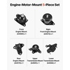 image:imageVEVOR Engine Motor Mount and Transmission Mount Kit Replacement Set of 3 Compatible with 20122013 Honda Civic 18L Coupe Replace OE A65048 A65021 A65087 Secure Support20082012 Honda Accord 24L