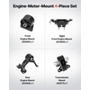 image:imageVEVOR Engine Motor Mount and Transmission Mount Kit Replacement Set of 4 Compatible with 20112019 Dodge Journey 36L FWD Replace OE A5551 A5443 A5632 A5543 Secure Support20112016 Chrysler Town  Country 36L V6