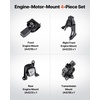 image:imageVEVOR Engine and Transmission Motor Mount Kit Replacement Set of 4 Compatible with 20032008 Toyota Corolla 18L L4 Replace OE A4220 A4219 A4218 A4221 Secure Support20072011 Toyota Camry 24L