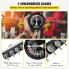 image:imageVEVOR Fuel Vacuum Carburetor Synchronize Tool Kit Fuel Vacuum Carburetor Synchronizer carb sync Gauge Set with Rubber Hose