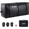 image:imageVEVOR Hitch Cargo Carrier Bag Waterproof 840D PVC 6024 x 2402 x 3594 in 30 Cubic Feet Heavy Duty Cargo Bag for Truck Bed Storage with Reinforced Straps Suitable for Car SUV Vans Hitch Basketwith Reinforced StrapsLockStorage Bag