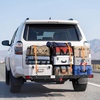 image:imageVEVOR Hitch Cargo Carrier with Bike Racks 62 x 20 x 3 Hitch Mount Cargo Carrier for 2 Mountain Bikes 500LBS Capacity HighStrength Steel Rear Luggage Basket Fits 2 Receiver for SUVs Pickups62 x 20 x 3 in
