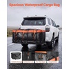 image:imageVEVOR Hitch Mount Cargo Carrier 60 x 36 x 6 Folding Rear Luggage Rack Basket with Waterproof Cargo Bag 500LBS Capacity HighStrength Steel Hitch Cargo Carrier Fits 2 Receiver for SUV Pickups60 x 36 x 6
