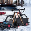 image:imageVEVOR Hitch Mount Cargo Carrier 60 x 36 x 6 Folding Rear Luggage Rack Basket with Waterproof Cargo Bag 500LBS Capacity HighStrength Steel Hitch Cargo Carrier Fits 2 Receiver for SUV Pickups60 x 24 x 6