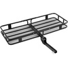 image:imageVEVOR Hitch Mount Cargo Carrier 60 x 36 x 6 Folding Rear Luggage Rack Basket with Waterproof Cargo Bag 500LBS Capacity HighStrength Steel Hitch Cargo Carrier Fits 2 Receiver for SUV Pickups60 x 24 x 6