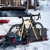 image:imageVEVOR Hitch Mount Cargo Carrier 60 x 36 x 6 Folding Rear Luggage Rack Basket with Waterproof Cargo Bag 500LBS Capacity HighStrength Steel Hitch Cargo Carrier Fits 2 Receiver for SUV Pickups60 x 20 x 6