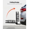 image:imageVEVOR Hitch Mount Cargo Carrier 60 x 36 x 6 Folding Rear Luggage Rack Basket with Waterproof Cargo Bag 500LBS Capacity HighStrength Steel Hitch Cargo Carrier Fits 2 Receiver for SUV Pickups60 x 24 x 6