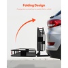 image:imageVEVOR Hitch Mount Cargo Carrier on Wheels 362 x 213 x 118 2in1 Folding Rear Luggage Rack Basket amp Cargo Cart with Hitch Stabilizer Fits 2 Receiver for SUV Pickups 400LBS Load Capacity70 x 30 x 6