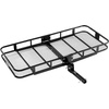 image:imageVEVOR Hitch Mount Cargo Carrier on Wheels 362 x 213 x 118 2in1 Folding Rear Luggage Rack Basket amp Cargo Cart with Hitch Stabilizer Fits 2 Receiver for SUV Pickups 400LBS Load Capacity70 x 30 x 6
