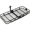 image:imageVEVOR Hitch Mount Cargo Carrier on Wheels 362 x 213 x 118 2in1 Folding Rear Luggage Rack Basket amp Cargo Cart with Hitch Stabilizer Fits 2 Receiver for SUV Pickups 400LBS Load Capacity70 x 30 x 6